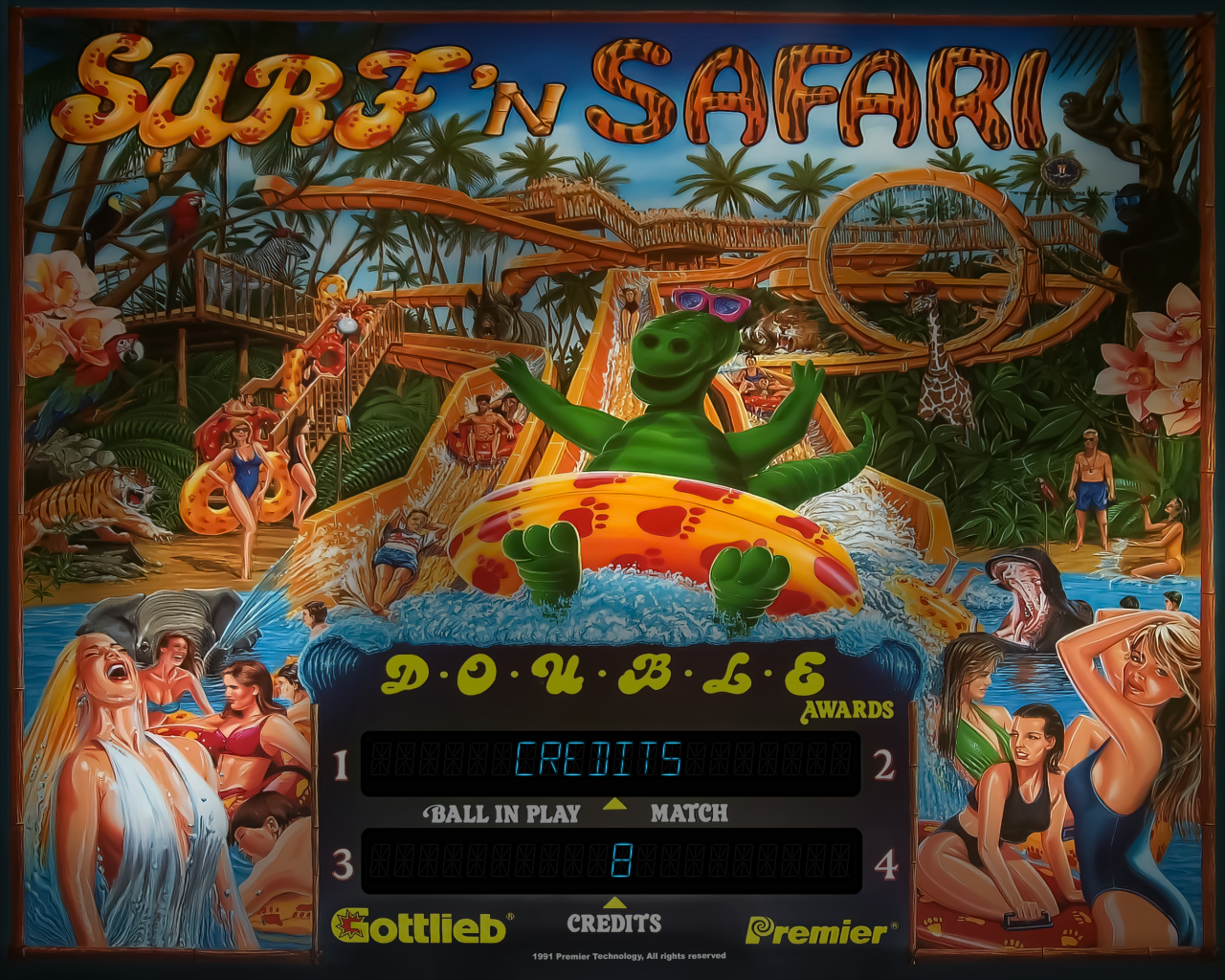 Surf  ' N Safari (Gottlieb 1991)