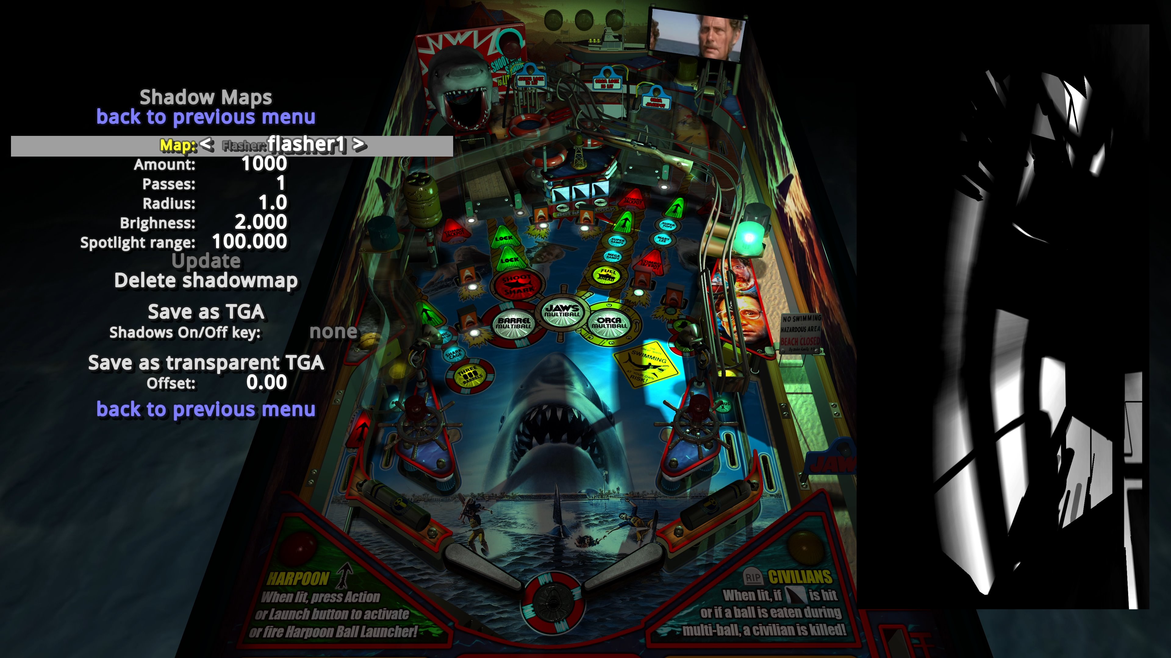 JAWS Bigger Boat Edition Works in Progress Virtual Pinball Universe
