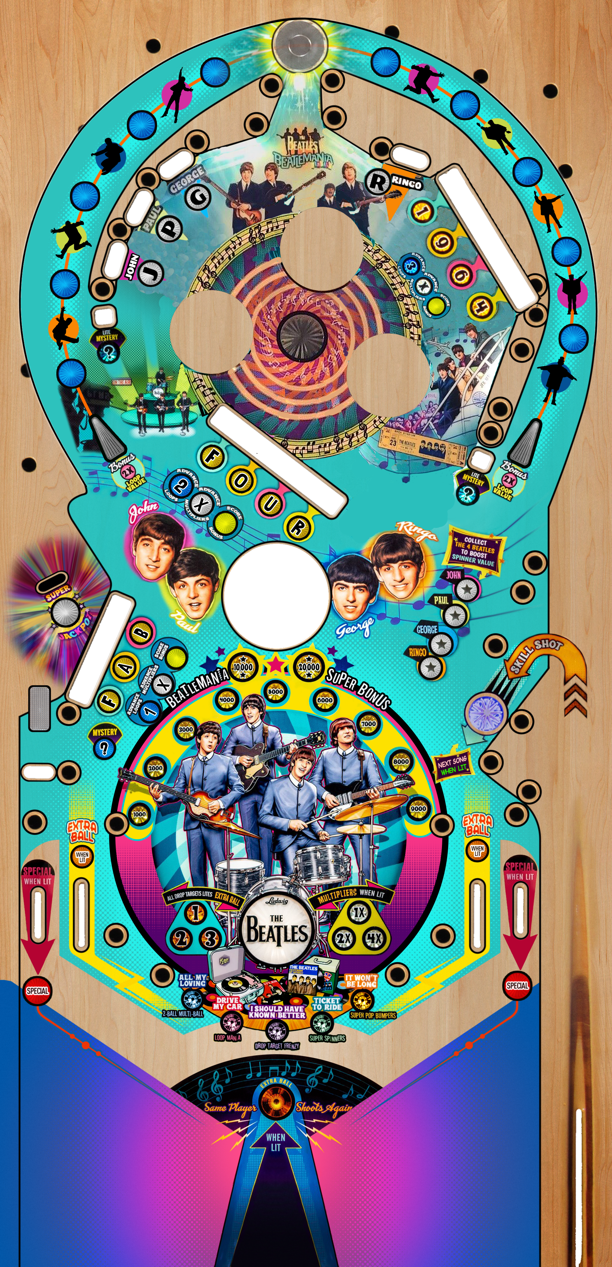 The Beatles ビートルズ プリント 撮影ビル・カールソン THE BEATLES/ザ ビートルズ] ツアーフォトプリント ラグランT
