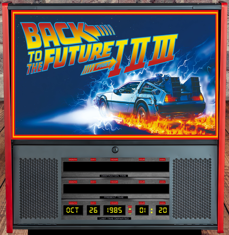 Back To The Future Trilogy (Original 2022) animated B2S with full DMD