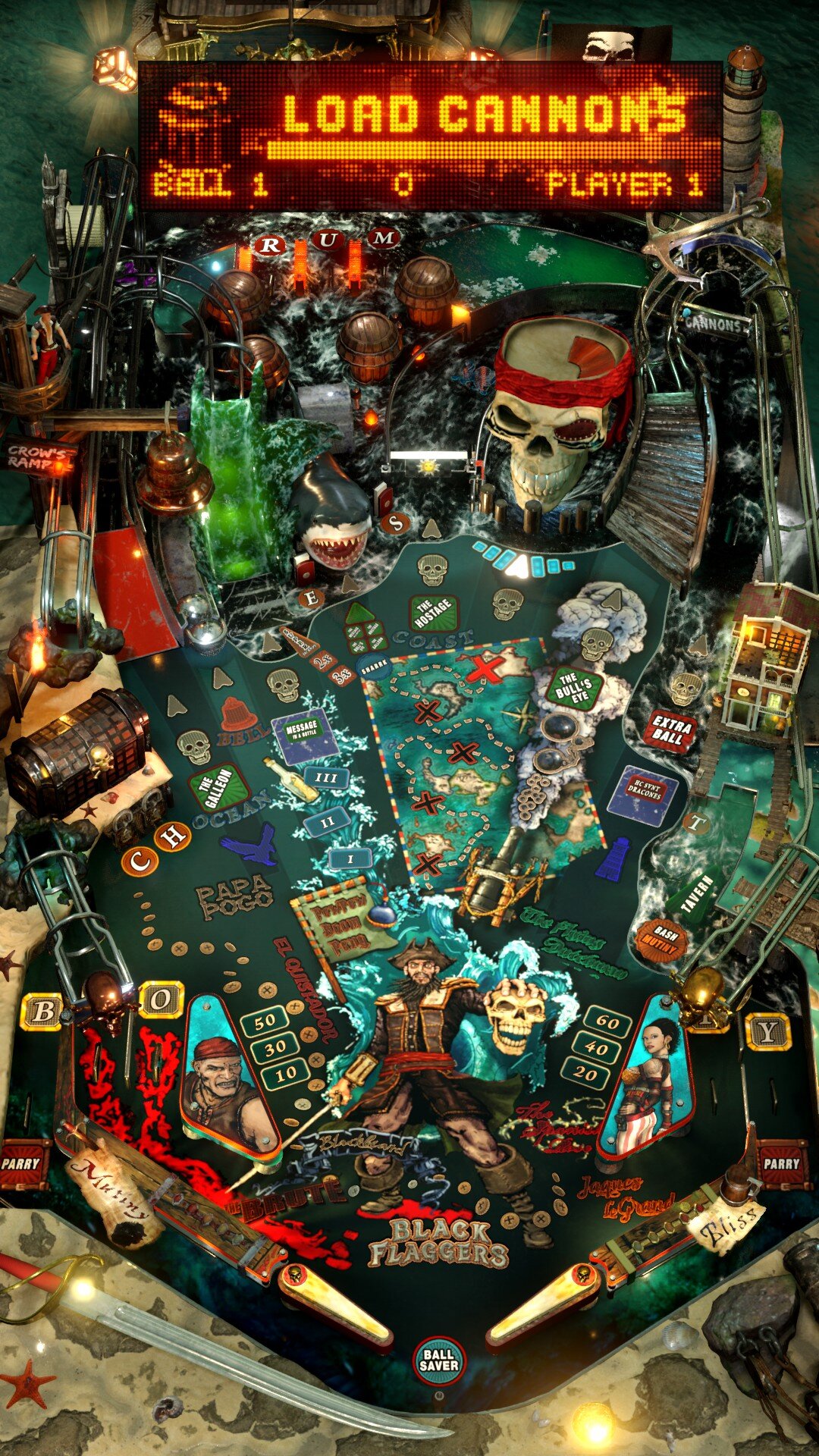 Pinball Wicked Black Flaggers Support VPU General