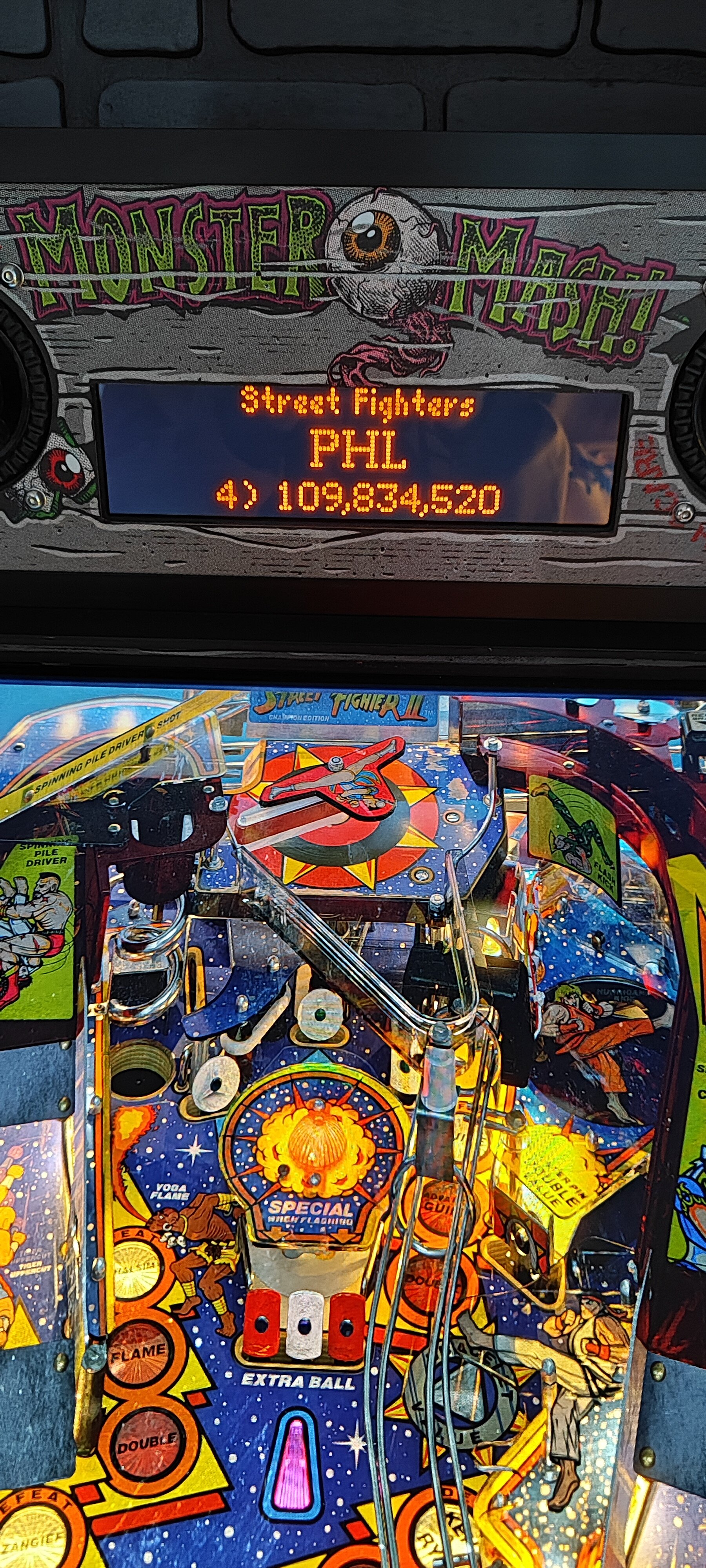 Street Fighter II (Gottlieb 1993) VPW - VPX - Pinball Tables