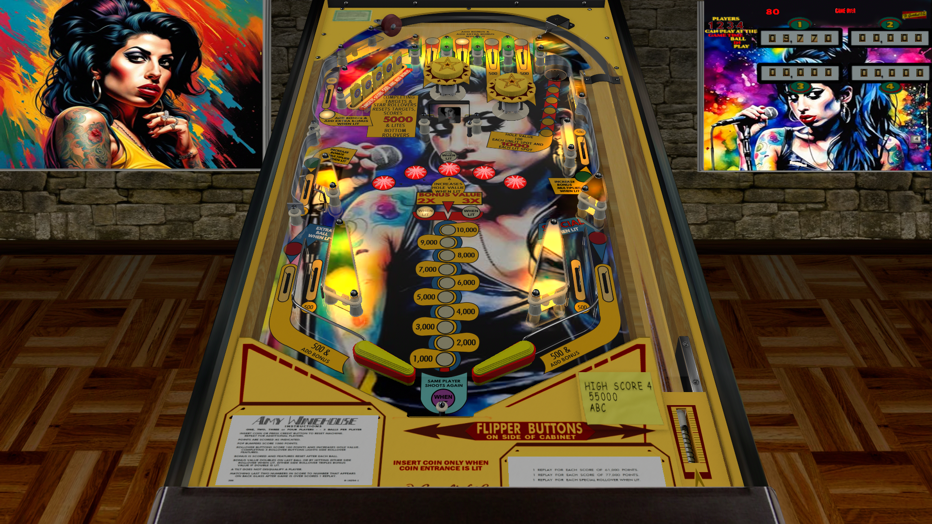 New VPX Alert]Amy Winehouse - New Visual Pinball 10