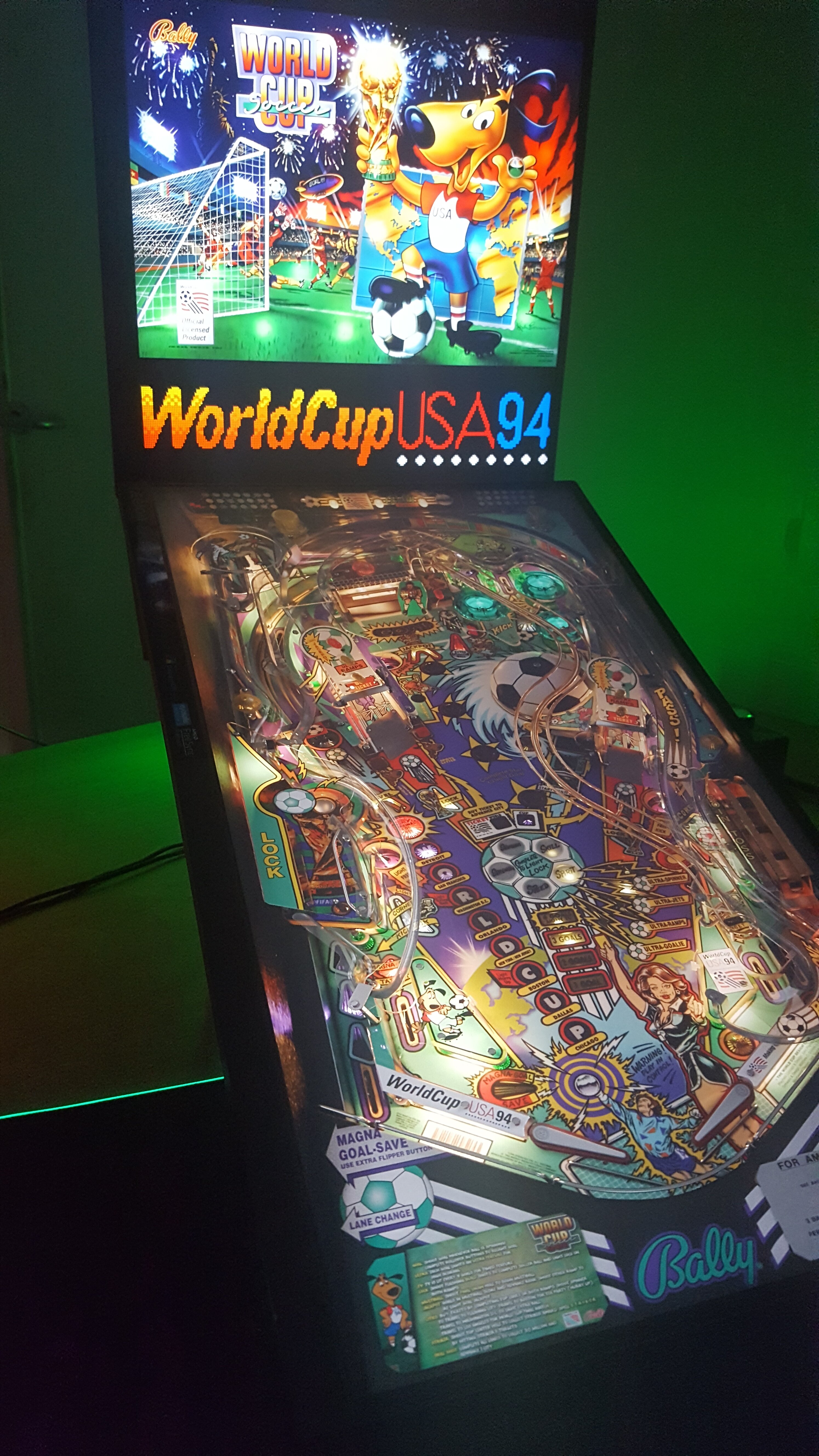 World Cup Soccer '94 - VPX - Pinball Tables - Virtual Pinball Universe