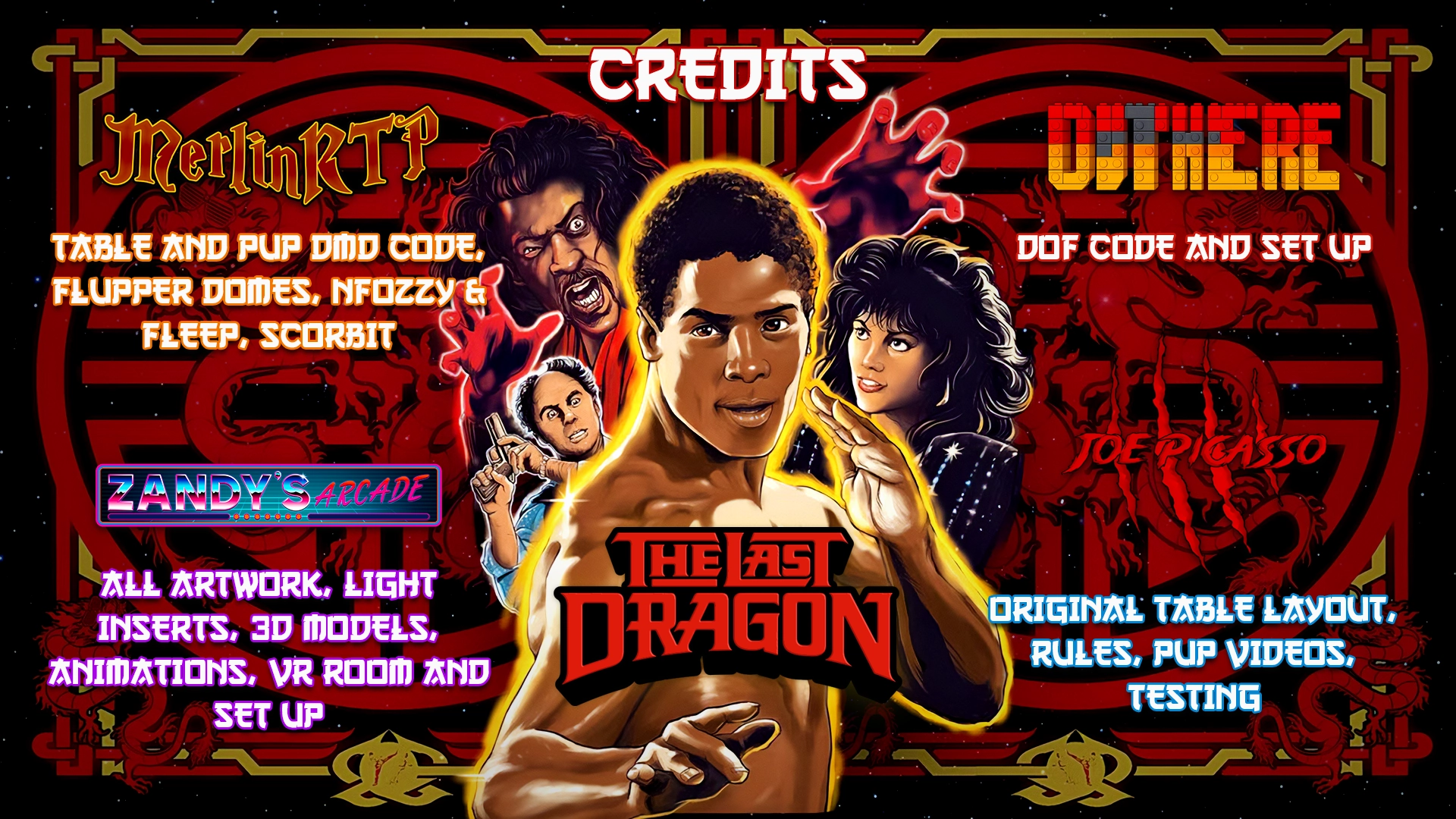 The Last Dragon - VPX - Pinball Tables - Virtual Pinball