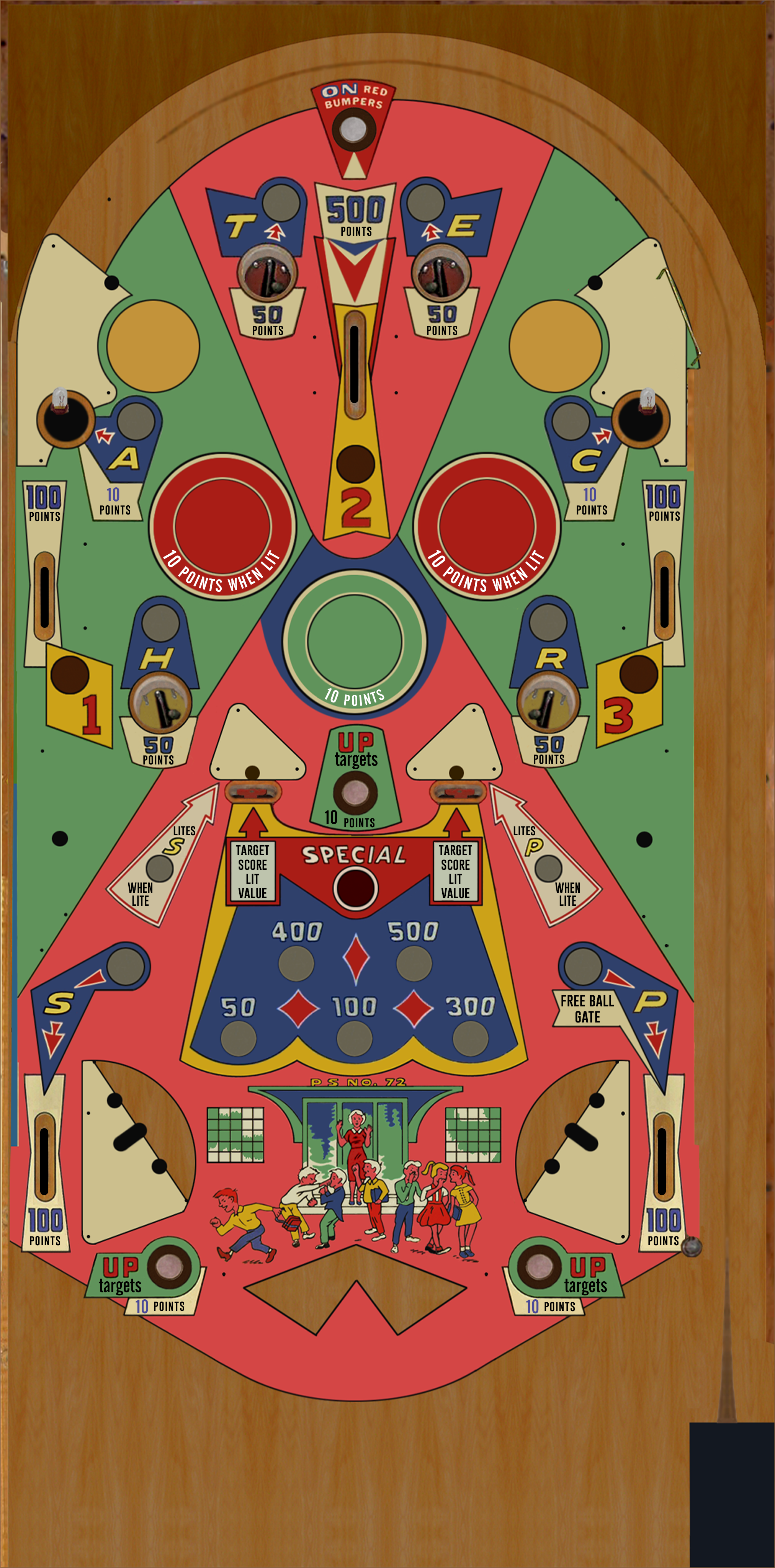 Teacher's Pet (Williams 1965) - VPX - Pinball Tables - Virtual