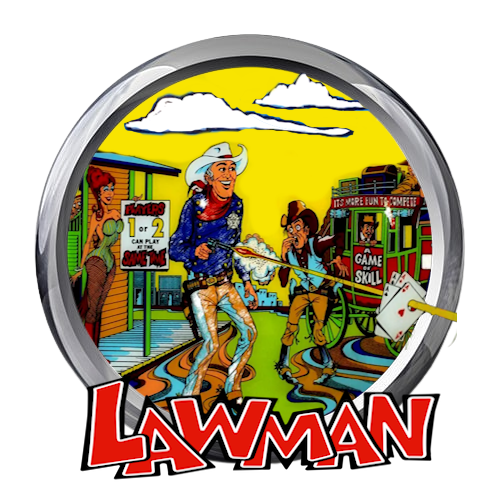Kit élastiques De Flipper - Sheriff / Lawman / Texas Ranger - Gottlieb - Pinball Rubber