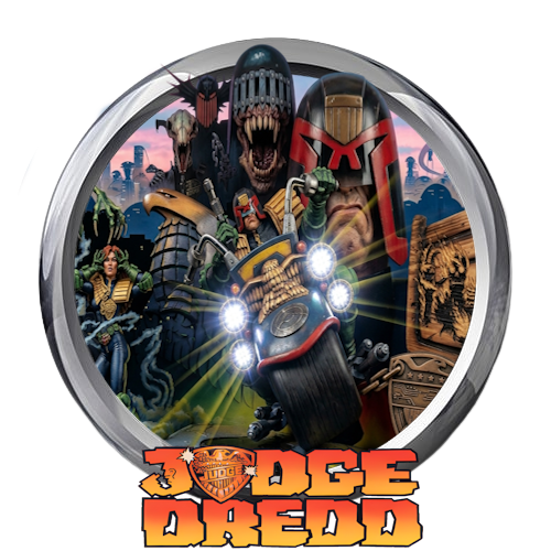 Judge Dredd (Bally 1993) - Tarcisio Style Wheels - Virtual Pinball Universe