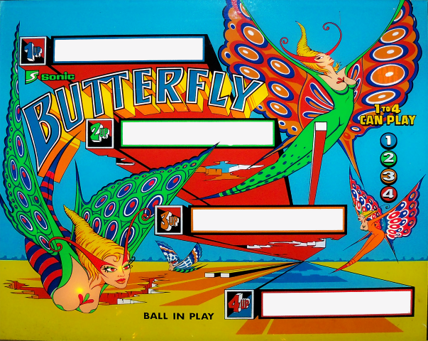 butterfly pinball machine