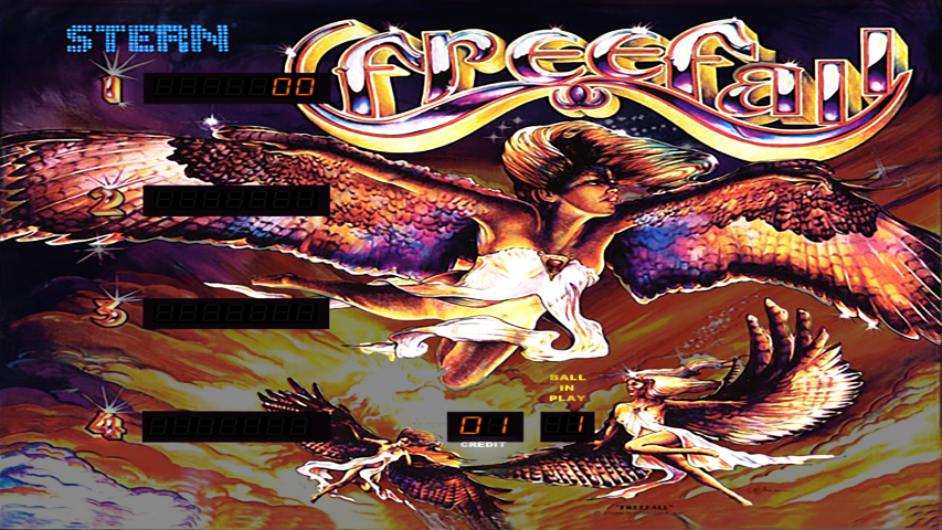 stern freefall pinball