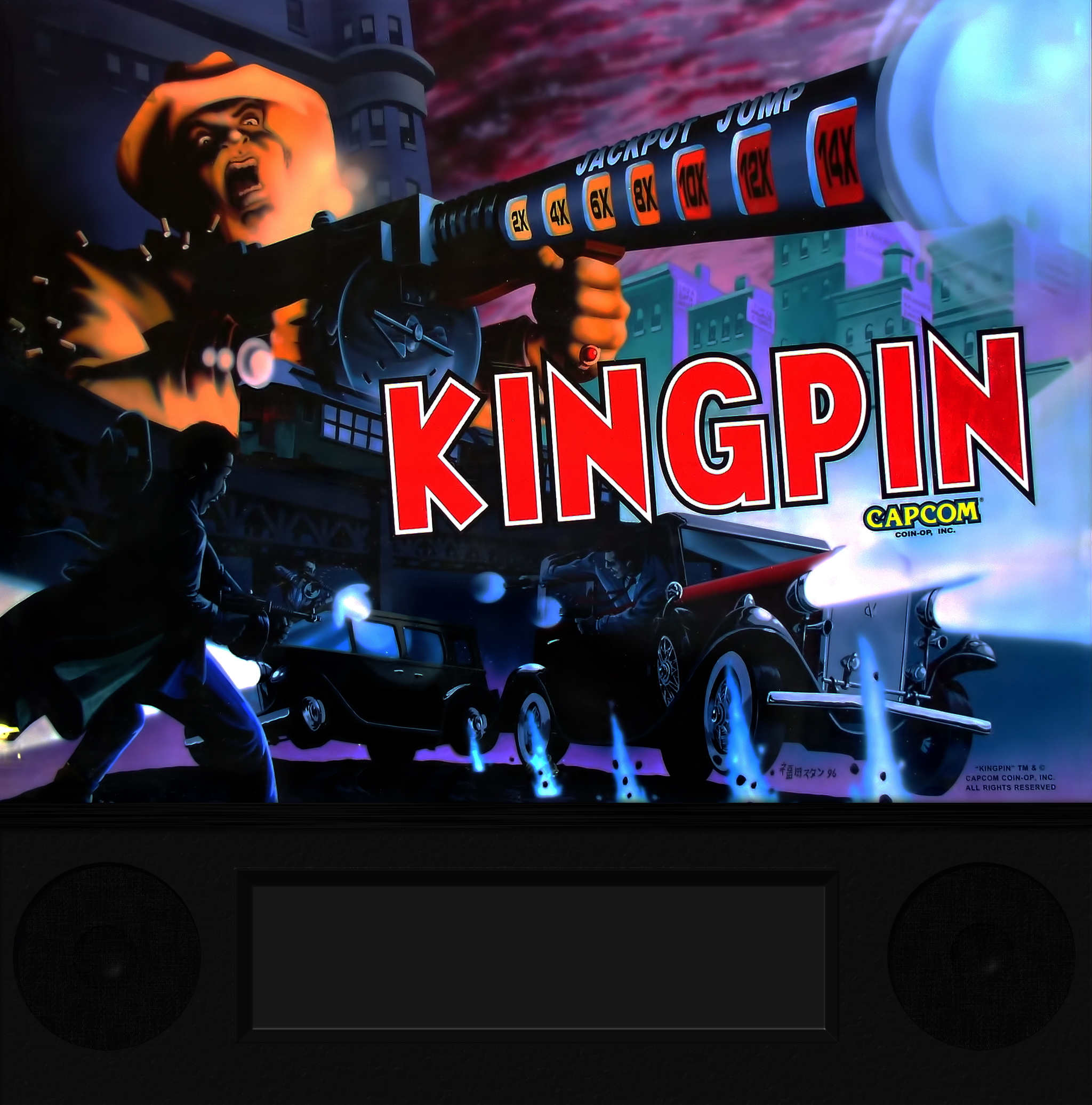 Kingpin (Capcom 1996) - B2S (.directb2s) \u0026 Backglass Downloads - Virtual  Pinball Universe, image size:2048x2073