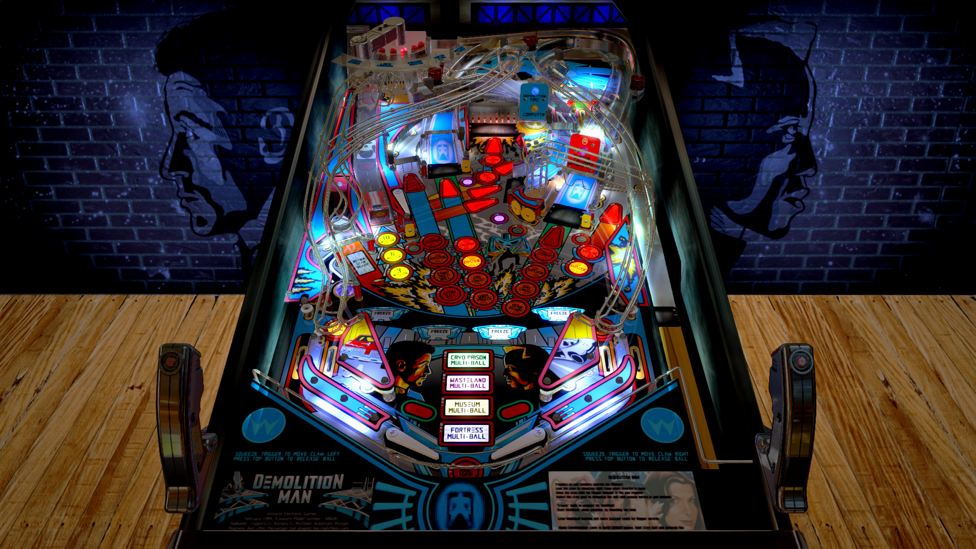 Demolition Man pinball machine - Williams 1994 - Catawiki