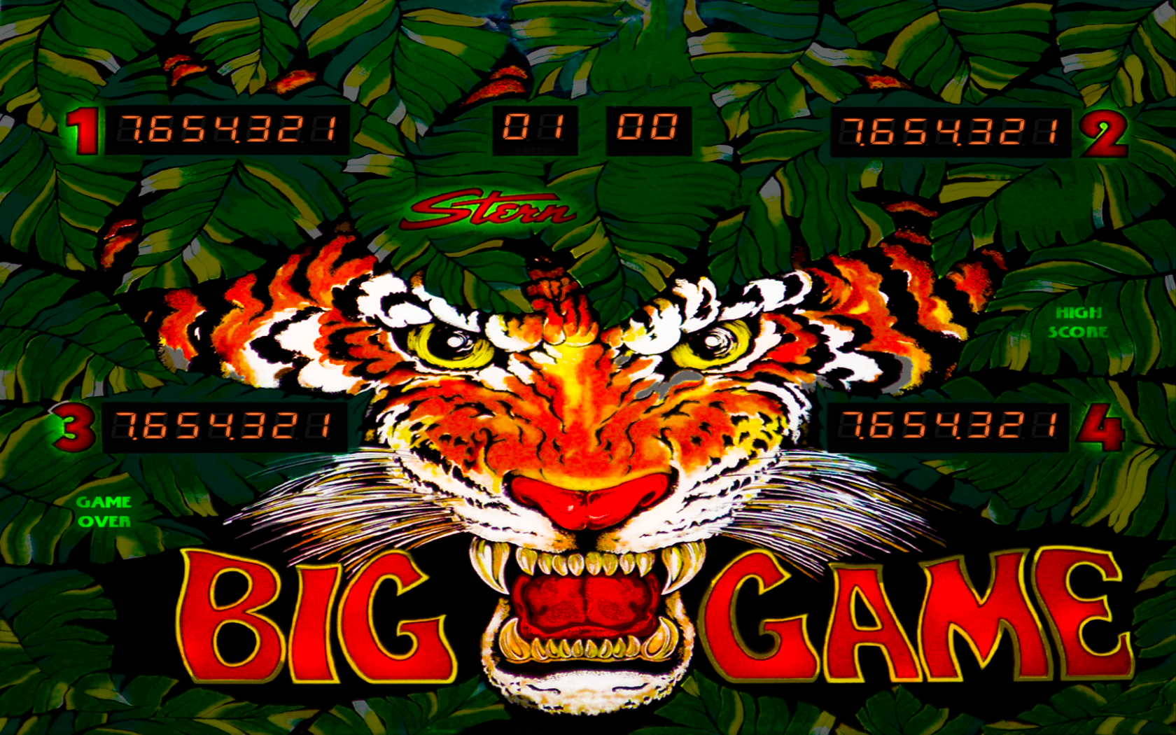 stern big game pinball