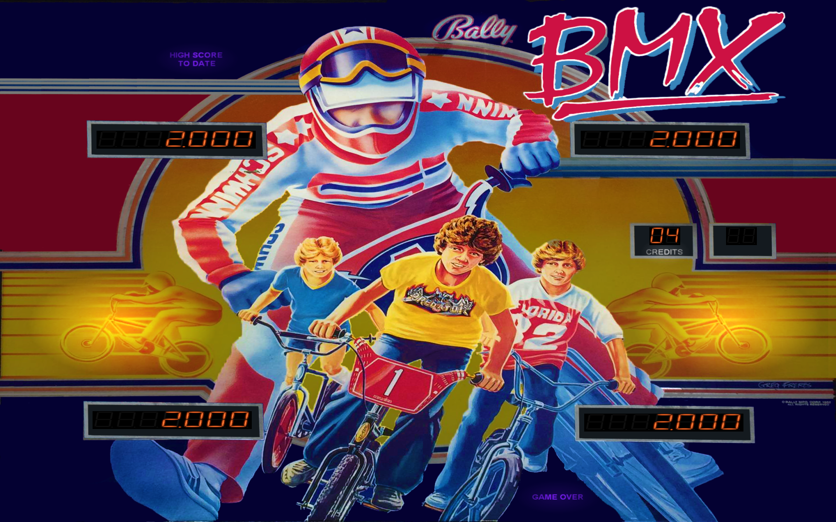 bally bmx pinball