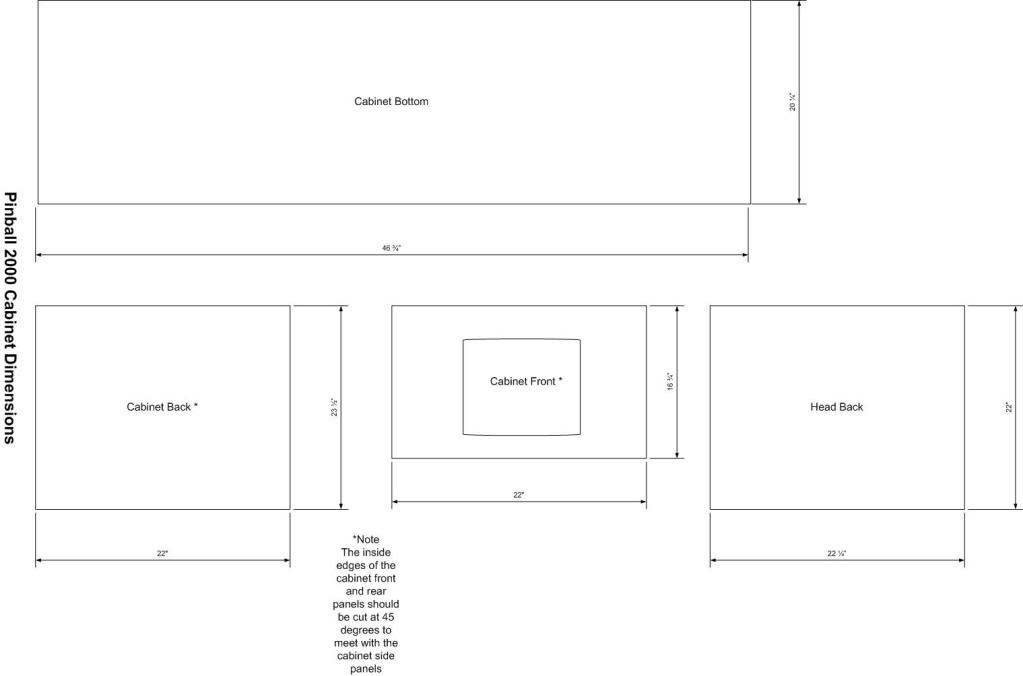 pinball cabinet plans