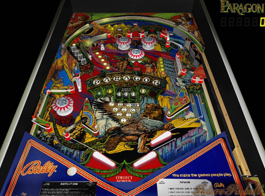 Bally Paragon Pinball Machine