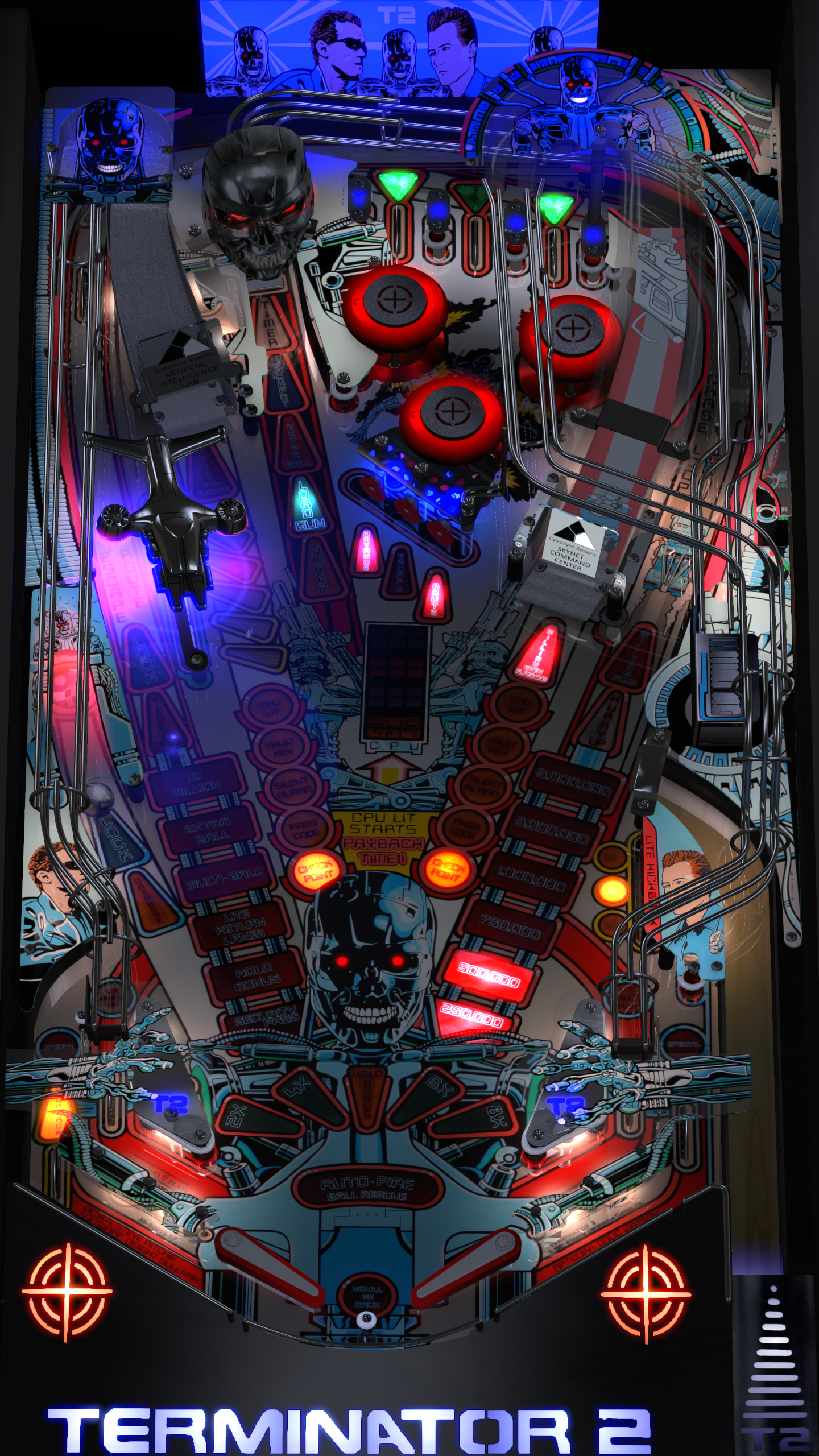 Terminator 2 Judgment Day Hanibal's Chrome Edition - VPX - Pinball