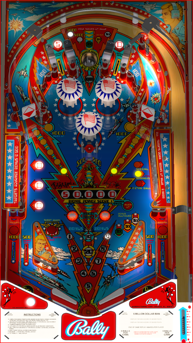 1978 Bally Six Million Dollar Man Pinball Gameplay / Tutorial