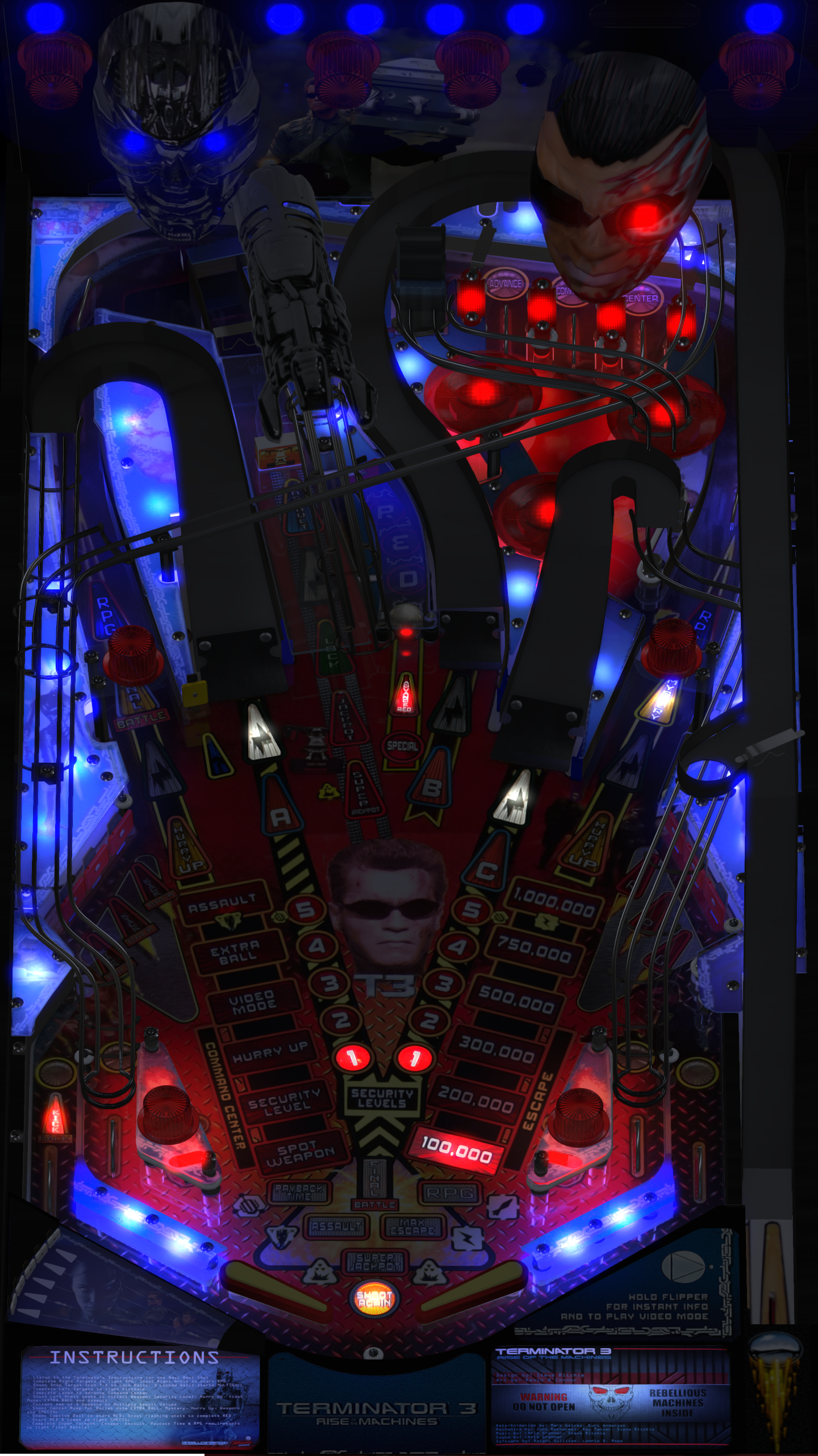 Terminator 3 (Stern 2003) Hanibals 4k Edition 1.0 - VPX - Pinball
