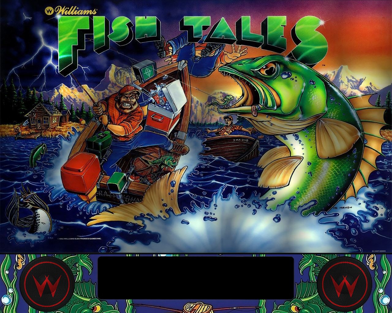 Fish Tales (Williams 1992) directb2s b2s db2s - B2S Backglass