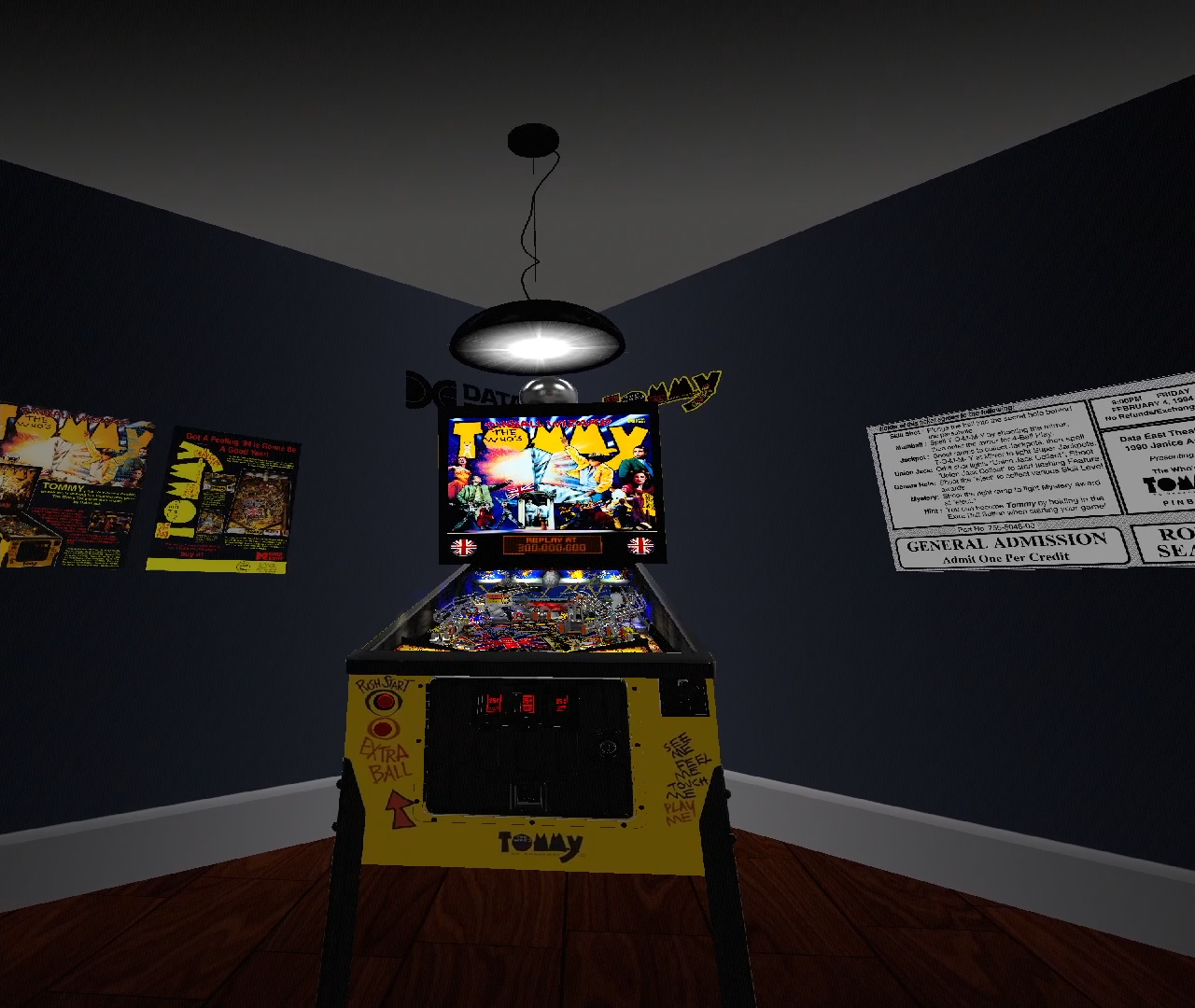 VR ROOM The Who's Tommy Pinball Wizard (Data East 1994)