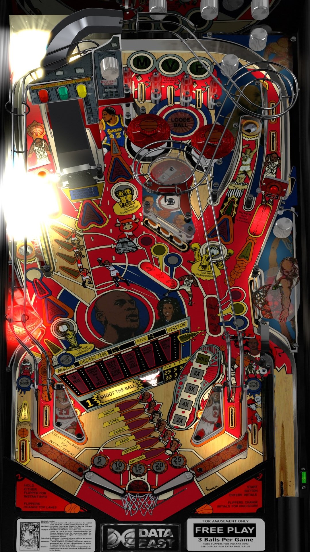 michael jordan pinball machine