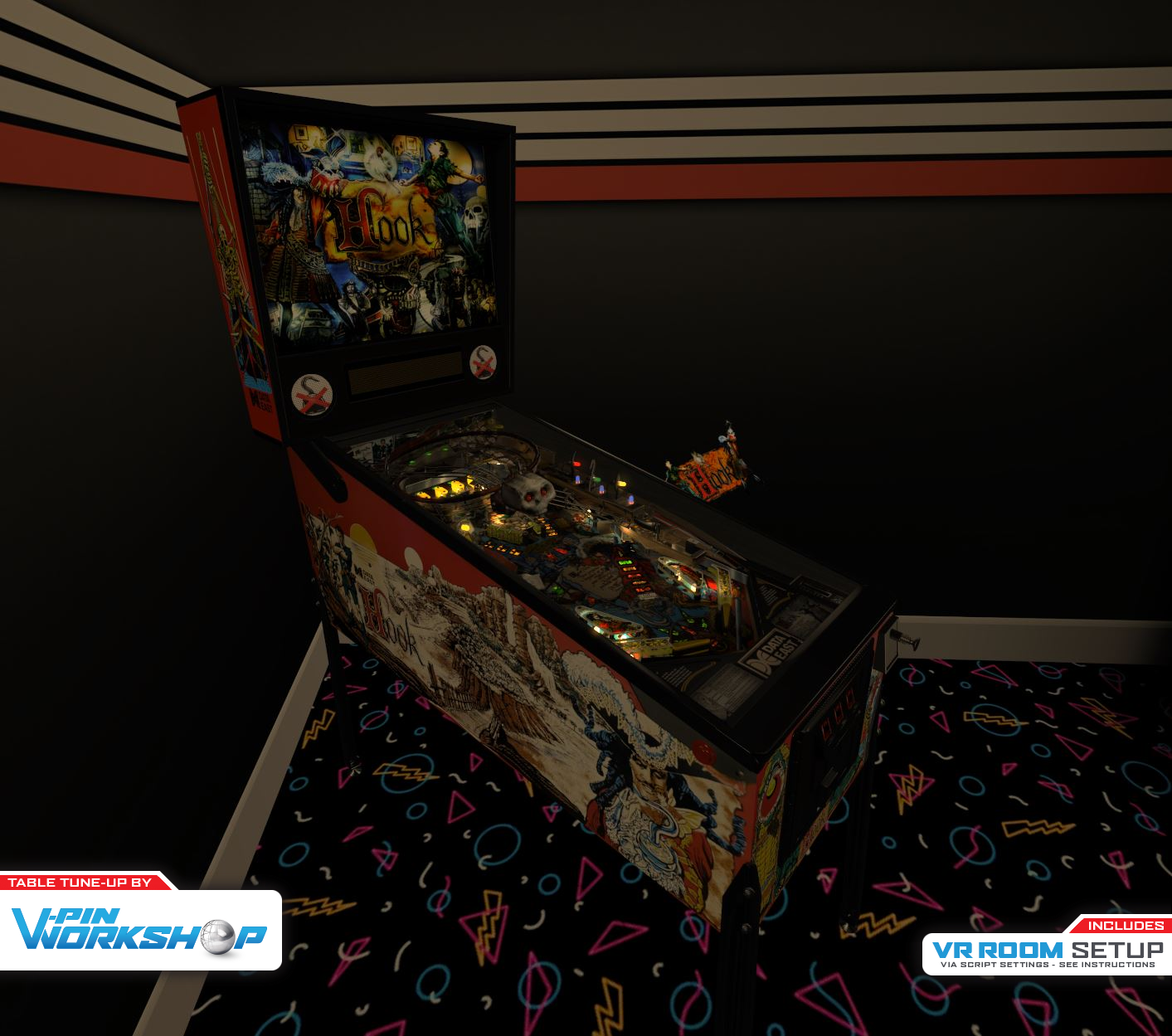 Hook (Data East 1992) VPW Mod - VPX - Pinball Tables