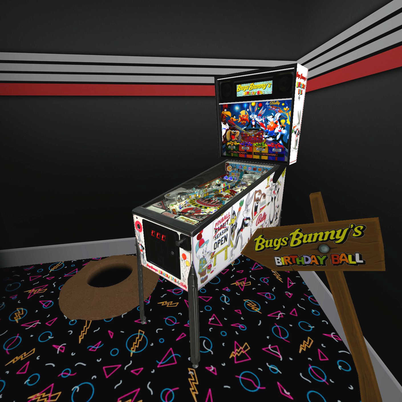 VR ROOM Bugs Bunny's Birthday Ball (Bally 1991) Minimal v2.5