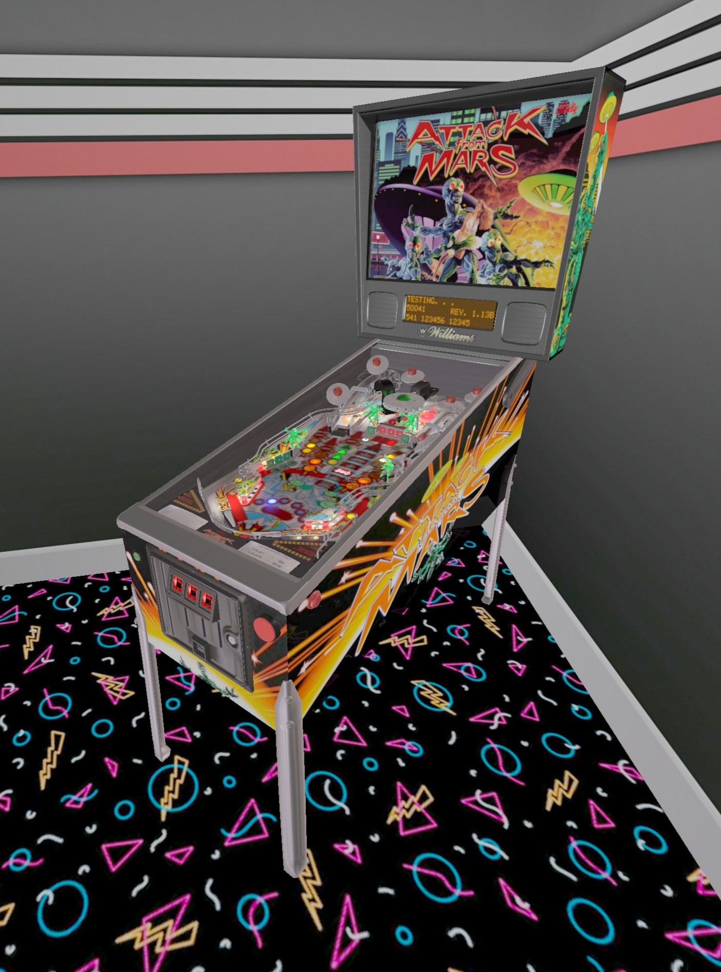 VR ROOM Attack From Mars (Bally 1995).Dozer cp mod Minimal