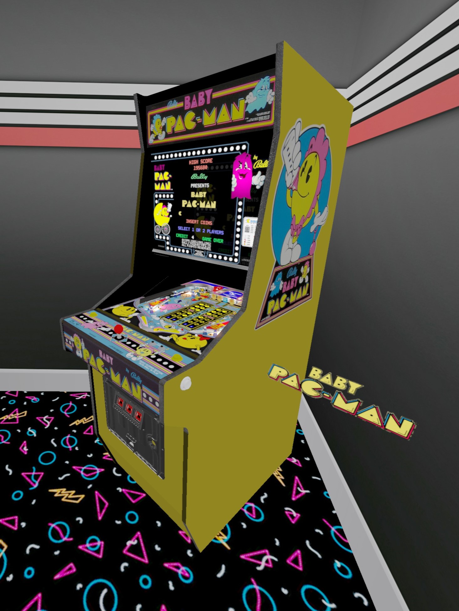 VR Room Baby Pacman (Bally 1982)