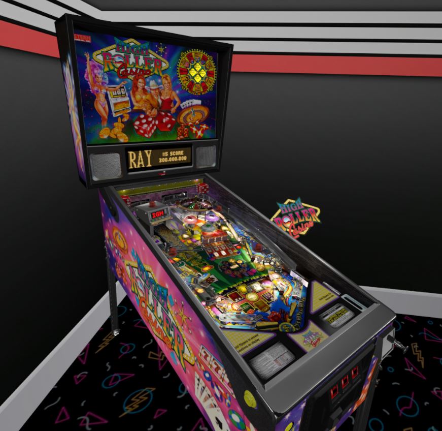 High Roller Casino Minimal VR Room (Stern 2001)