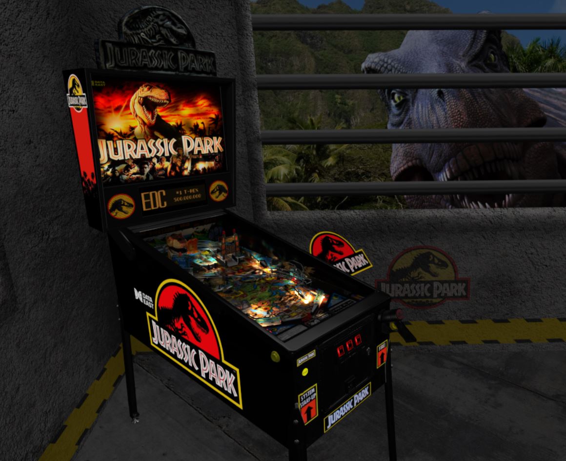 Jurassic Park Minimal VR Room (Data East 1993)