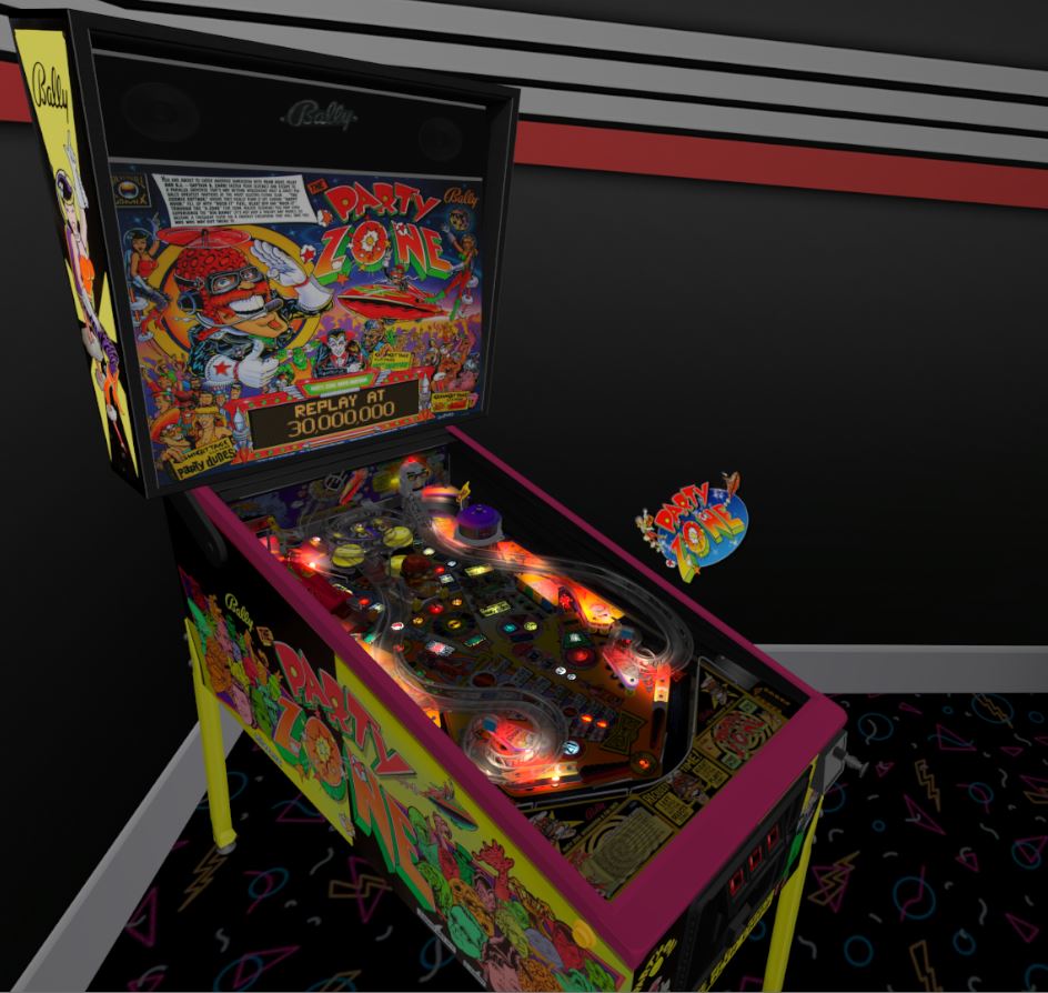 Party Zone Minimal VR Room (Bally 1991)