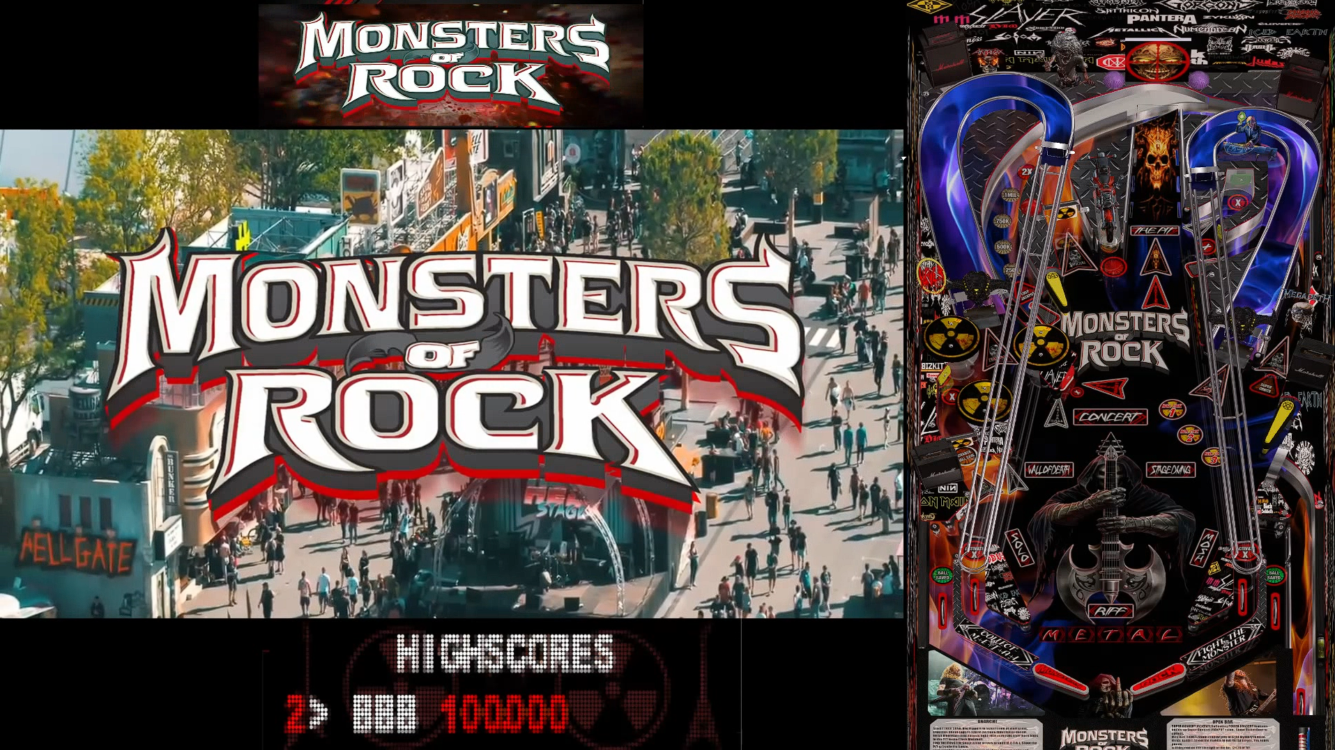 Monsters of Rock Table and PuP Pack (VPX 10.7 Required Revision 192 or later) Table Update
