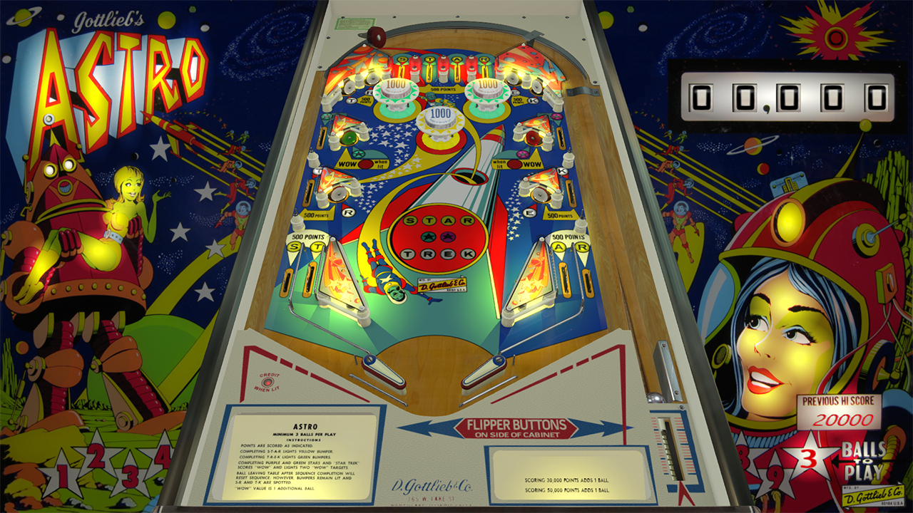 gottlieb astro pinball machine