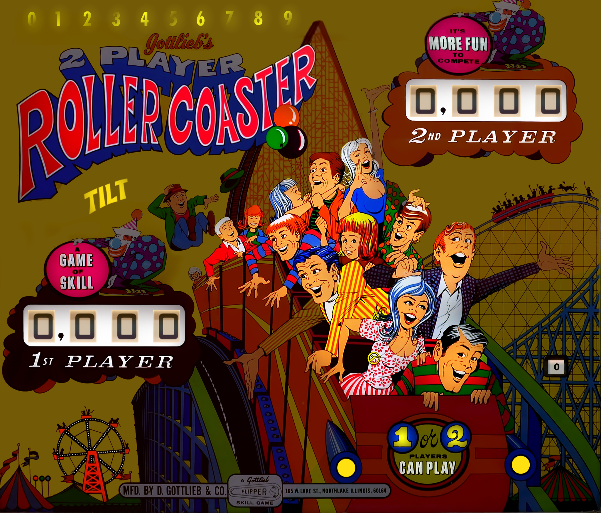 Roller Coaster (Gottlieb 1971) b2s
