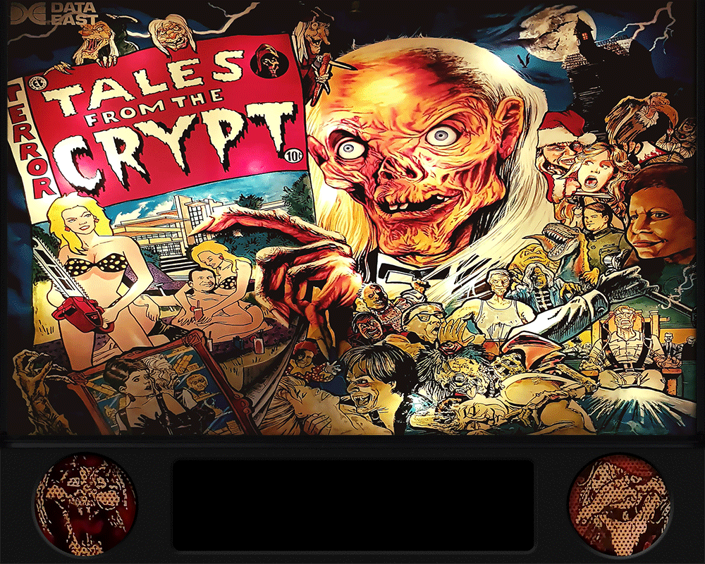 Tales from the Crypt (Data East 1993) 2 & 3 screens directb2s b2s db2s