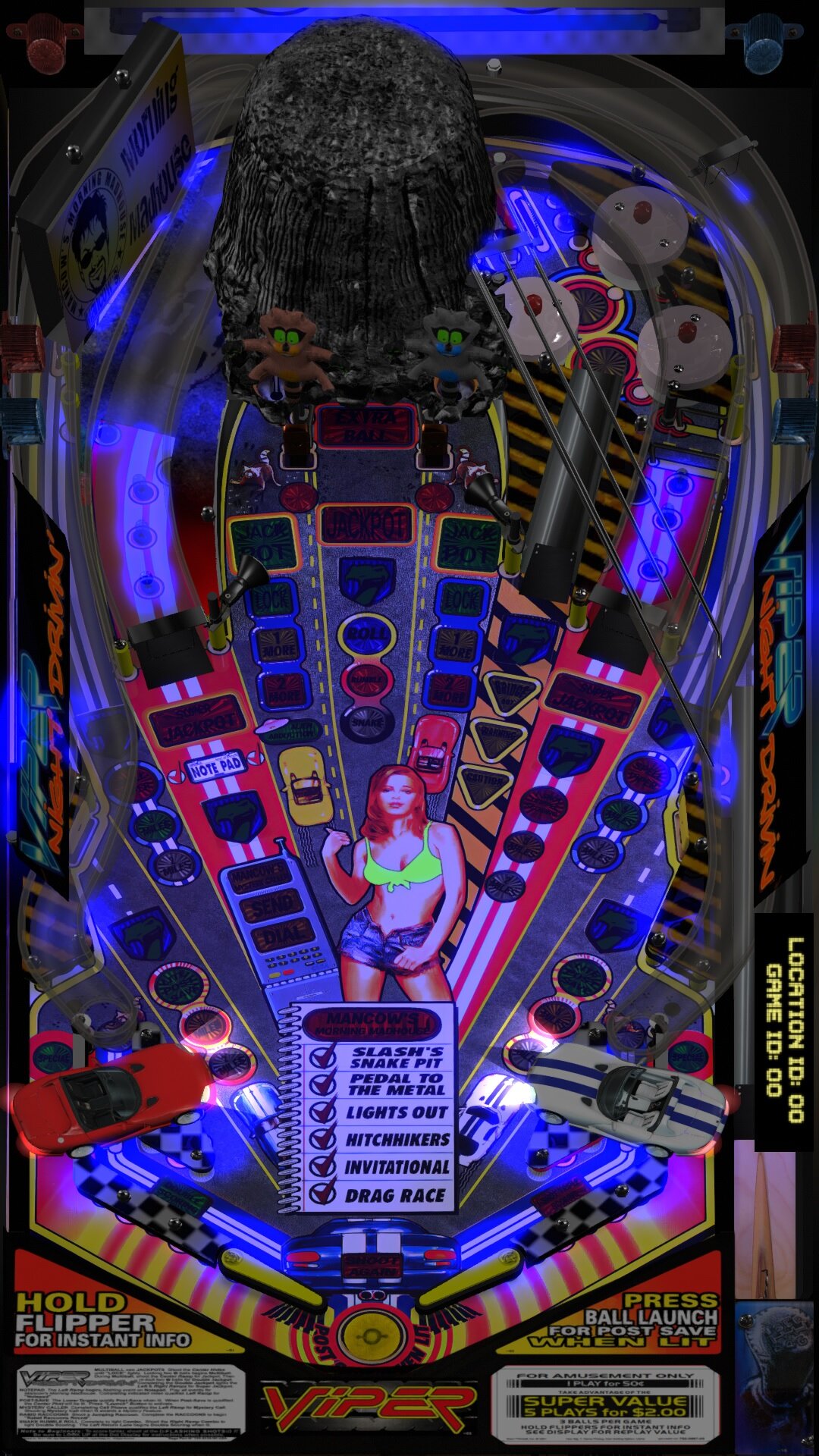 Viper Night Drivin' Pinball by Sega – Joystix