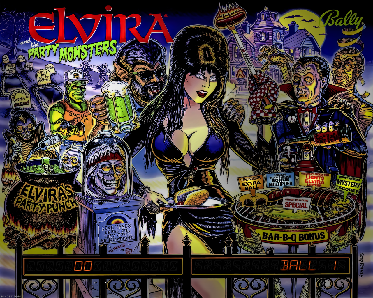 Elvira and the Party Monsters (Bally 1989)