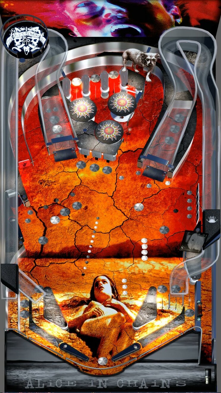 Alice In Chains Pinball with Video PupPack