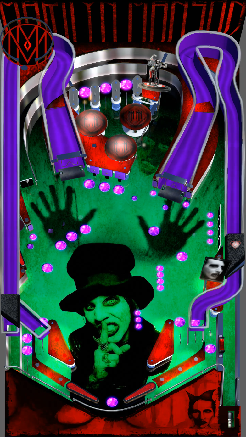Marilyn Manson Pinball with Video Puppack