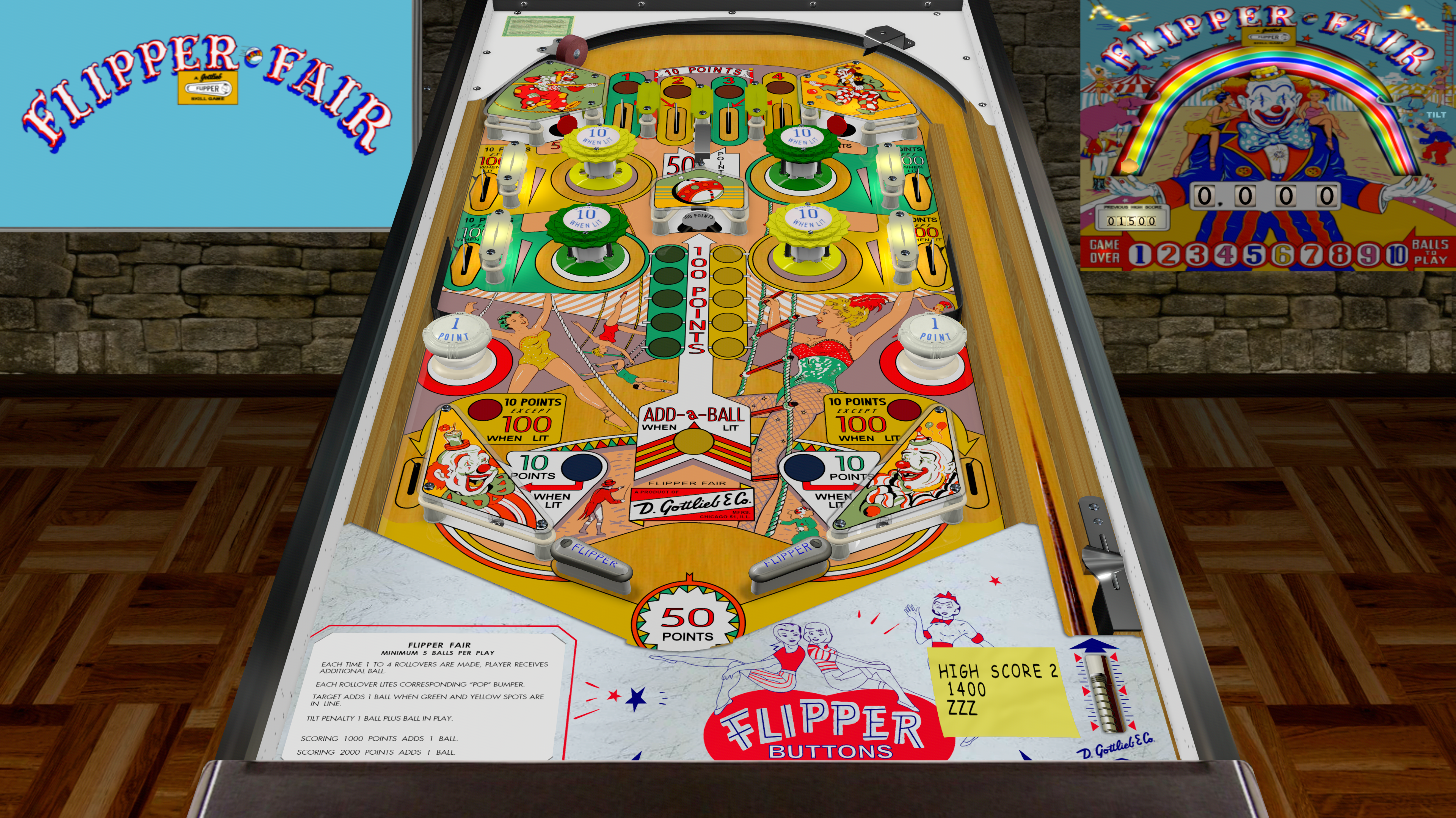 Flipper Fair (Gottlieb 1961)