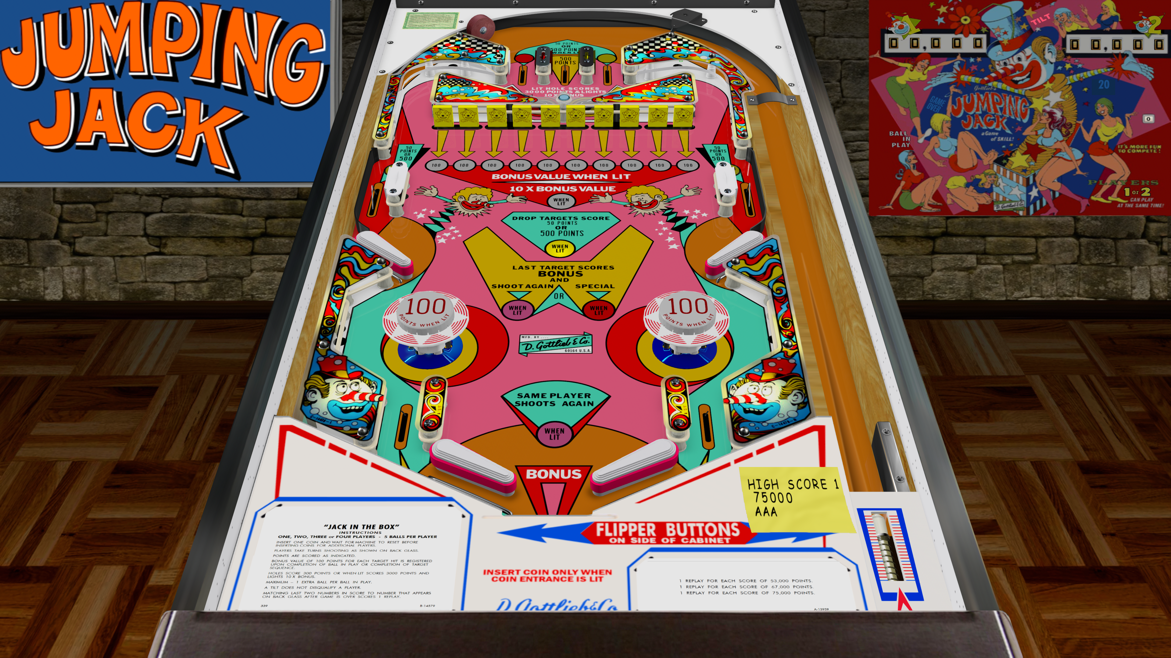 Jumping Jack (Gottlieb 1973)