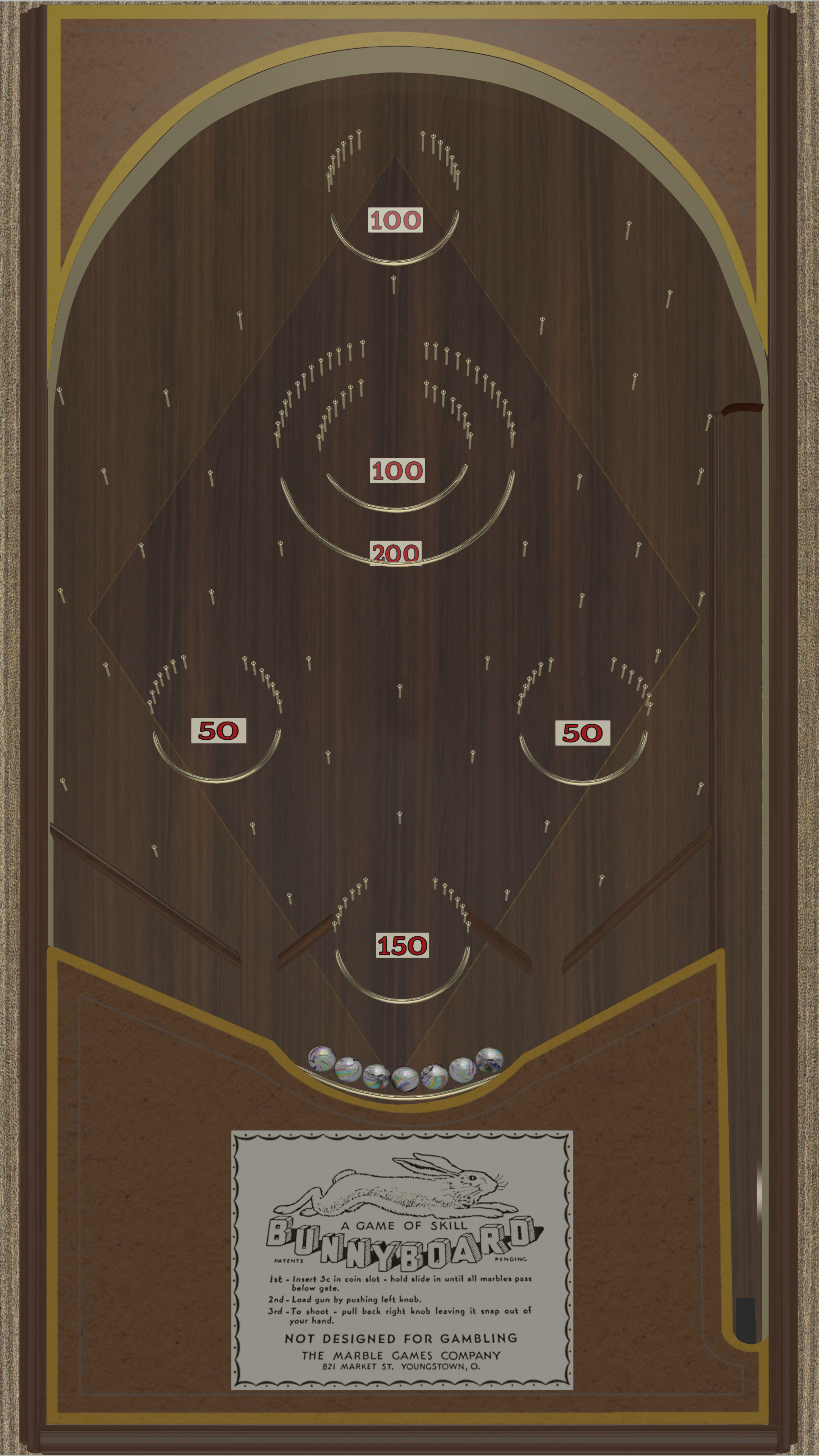 BunnyBoard (Marble Games Company 1932)