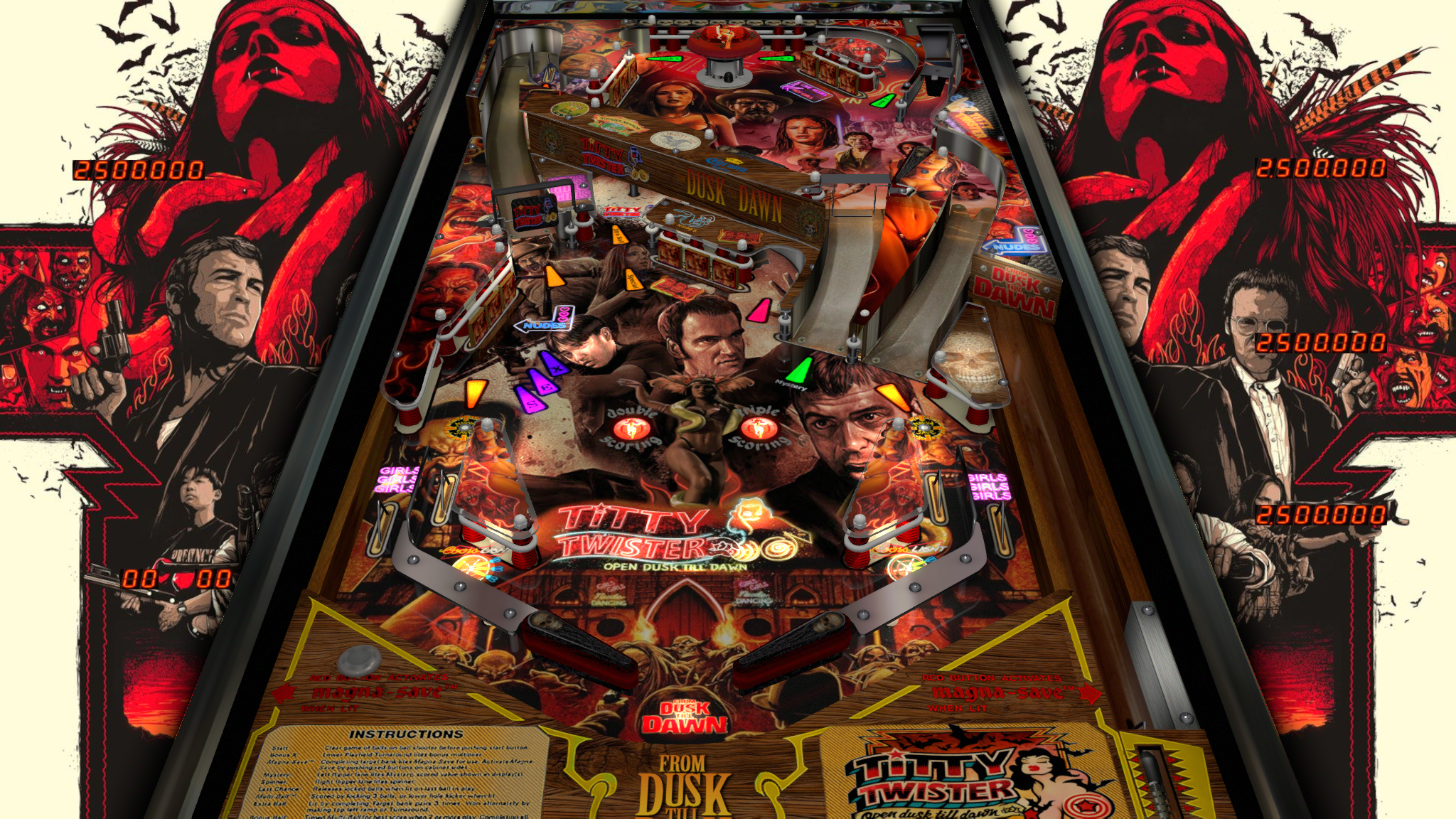 From Dusk Till Dawn - VPX - Pinball Tables - Virtual Pinball Universe