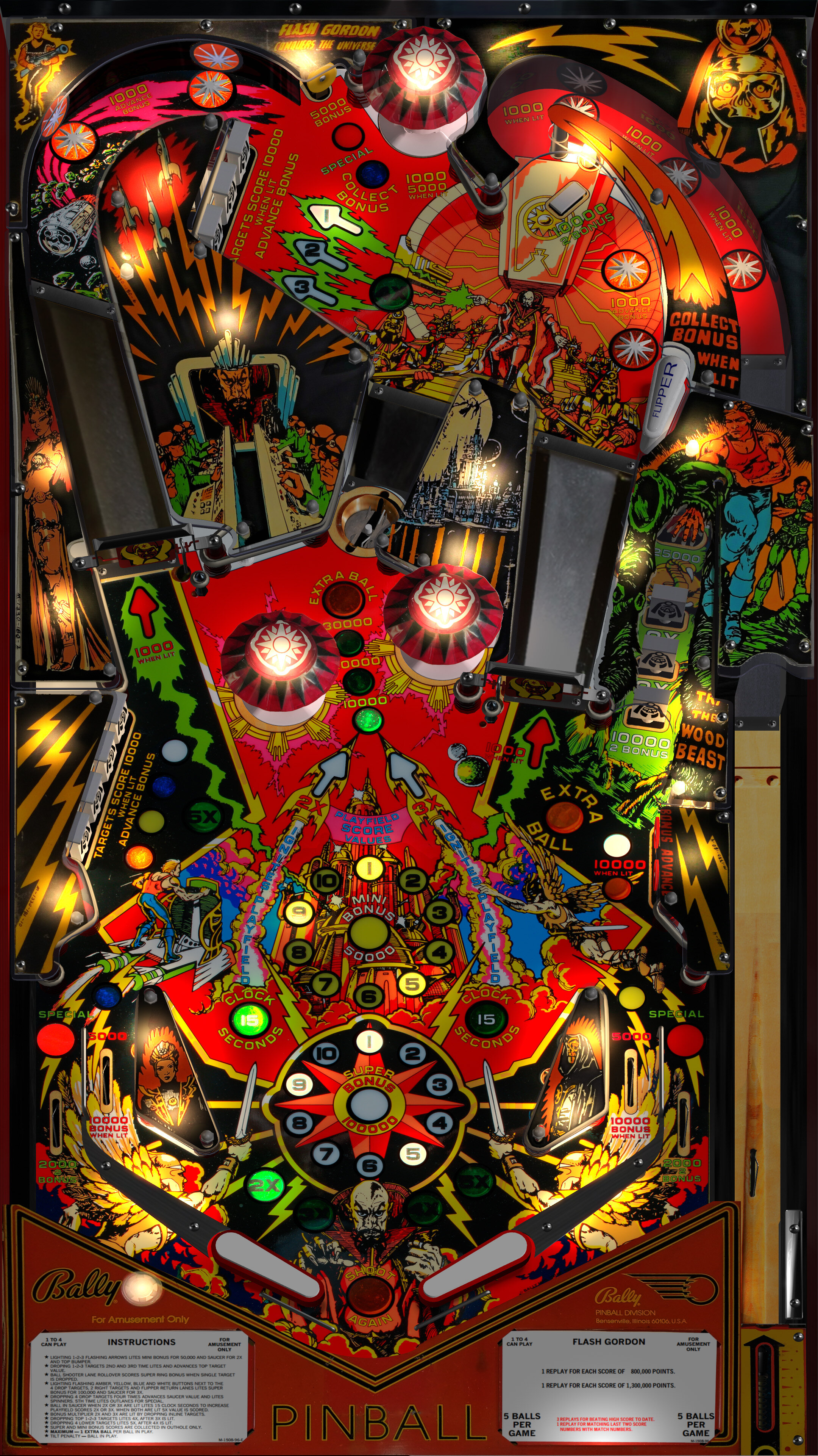 Flash Gordon - EB v1 - VPX - Pinball Tables - Virtual Pinball Universe