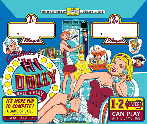 More information about "Hi Dolly (Gottlieb 1965)"