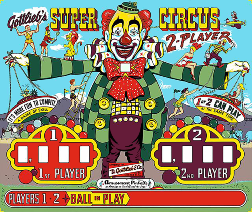 More information about "Super Circus (Gottlieb 1957)"