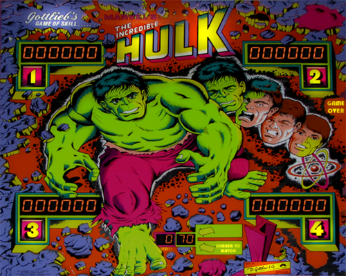 More information about "Incredible Hulk, The (Gottlieb 1979)"
