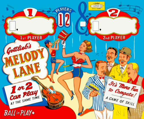 More information about "Melody Lane (Gottlieb 1960)"